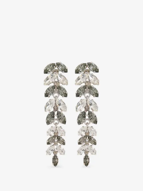 ERDEM crystal-embellished drop earrings