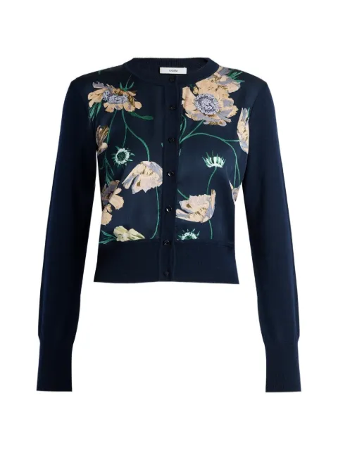 ERDEM floral-print cropped cardigan