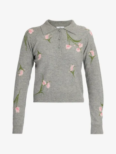 ERDEM floral-knit sweater