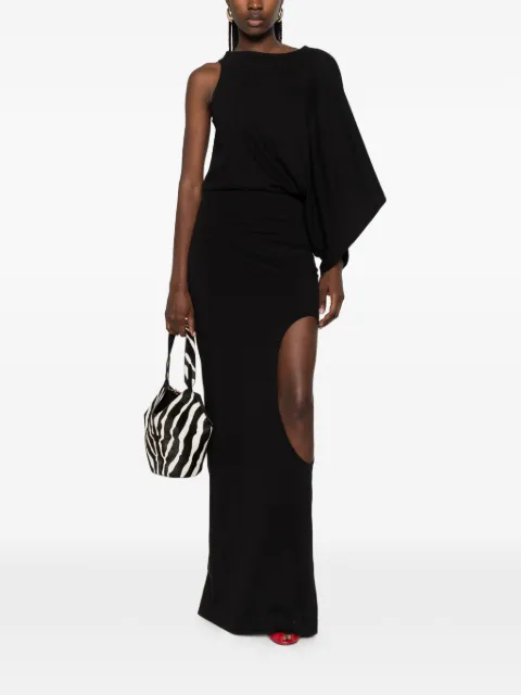A.W.A.K.E. Mode asymmetric cut-out maxi dress