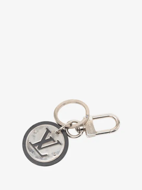 Louis Vuitton Pre-Owned llavero LV Cut Circle en acero inoxidable y piel de becerro 2010-2025