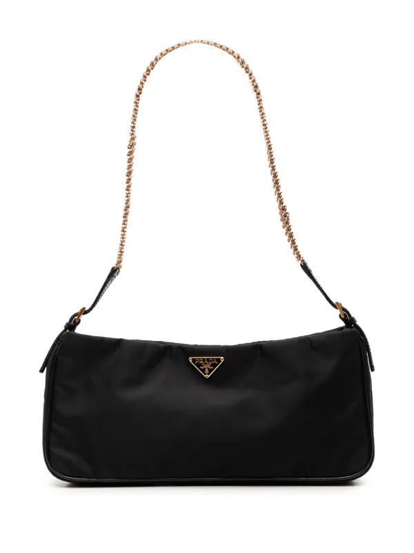 Prada 90s archive leather - Gem PRADA 00s docking leather shoulder bag