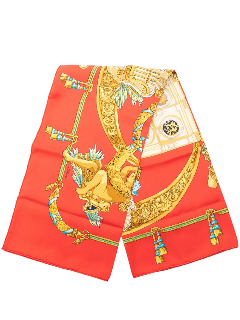 Hermès Pre-Owned 20th Century Hommage a Charles Garnier Seidenschal 90cm - Rot