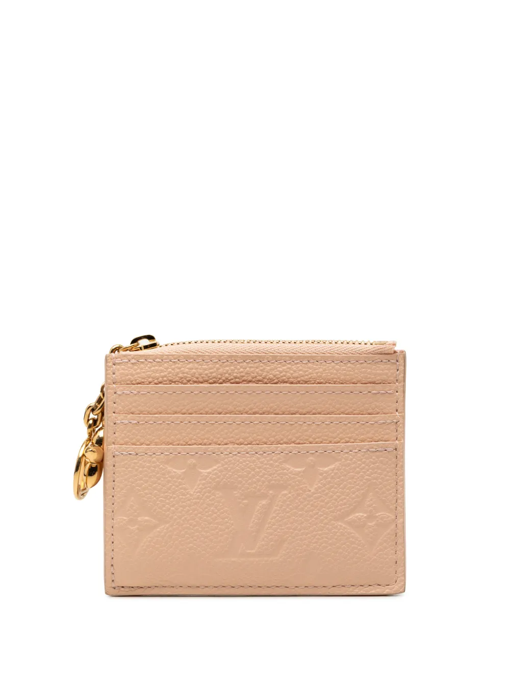 Louis Vuitton Pre-Owned 2021-2026 Monogram Empreinte Flora card holder - Rosa