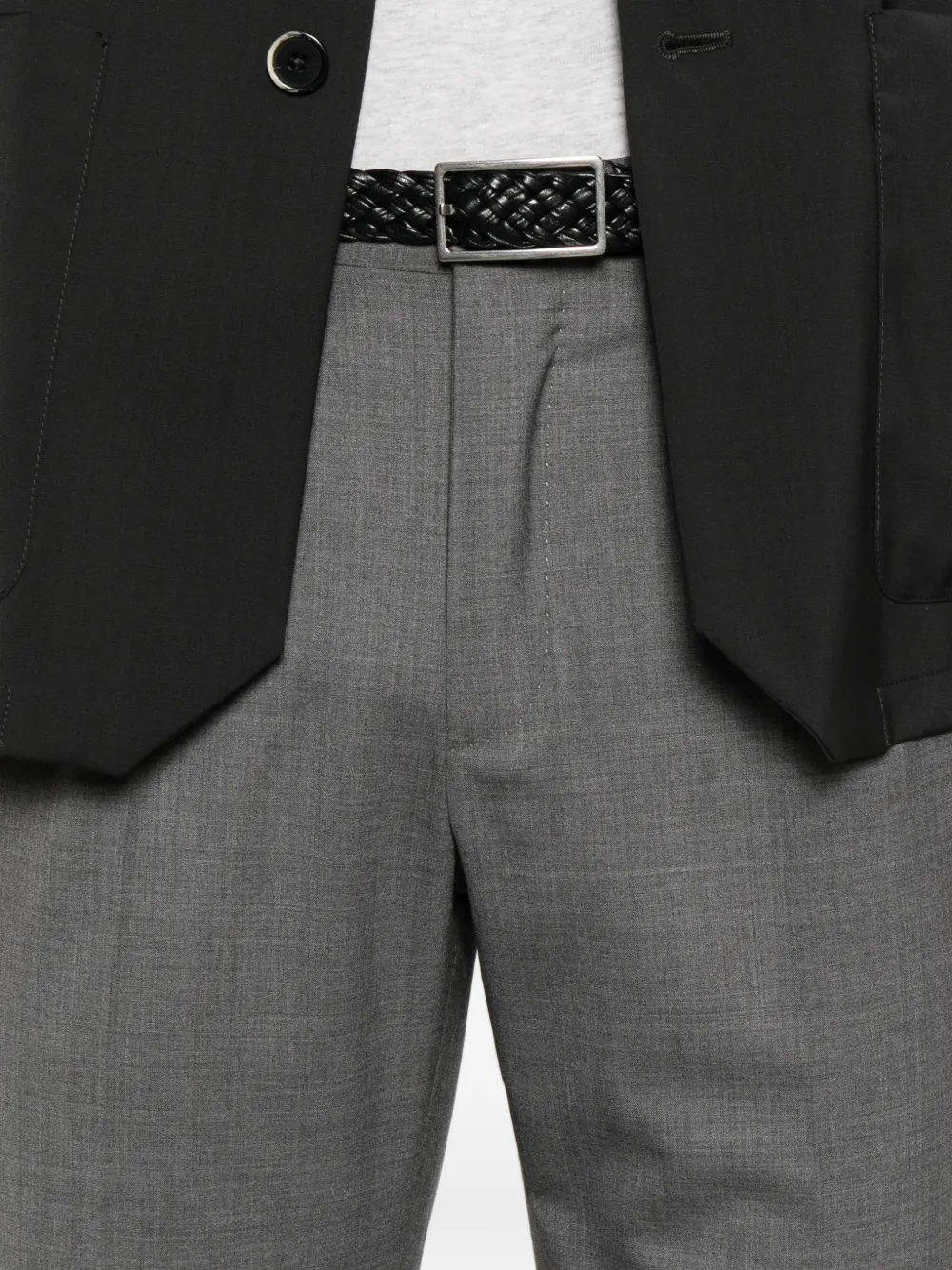 Incotex Broek met toelopende pijpen Grijs