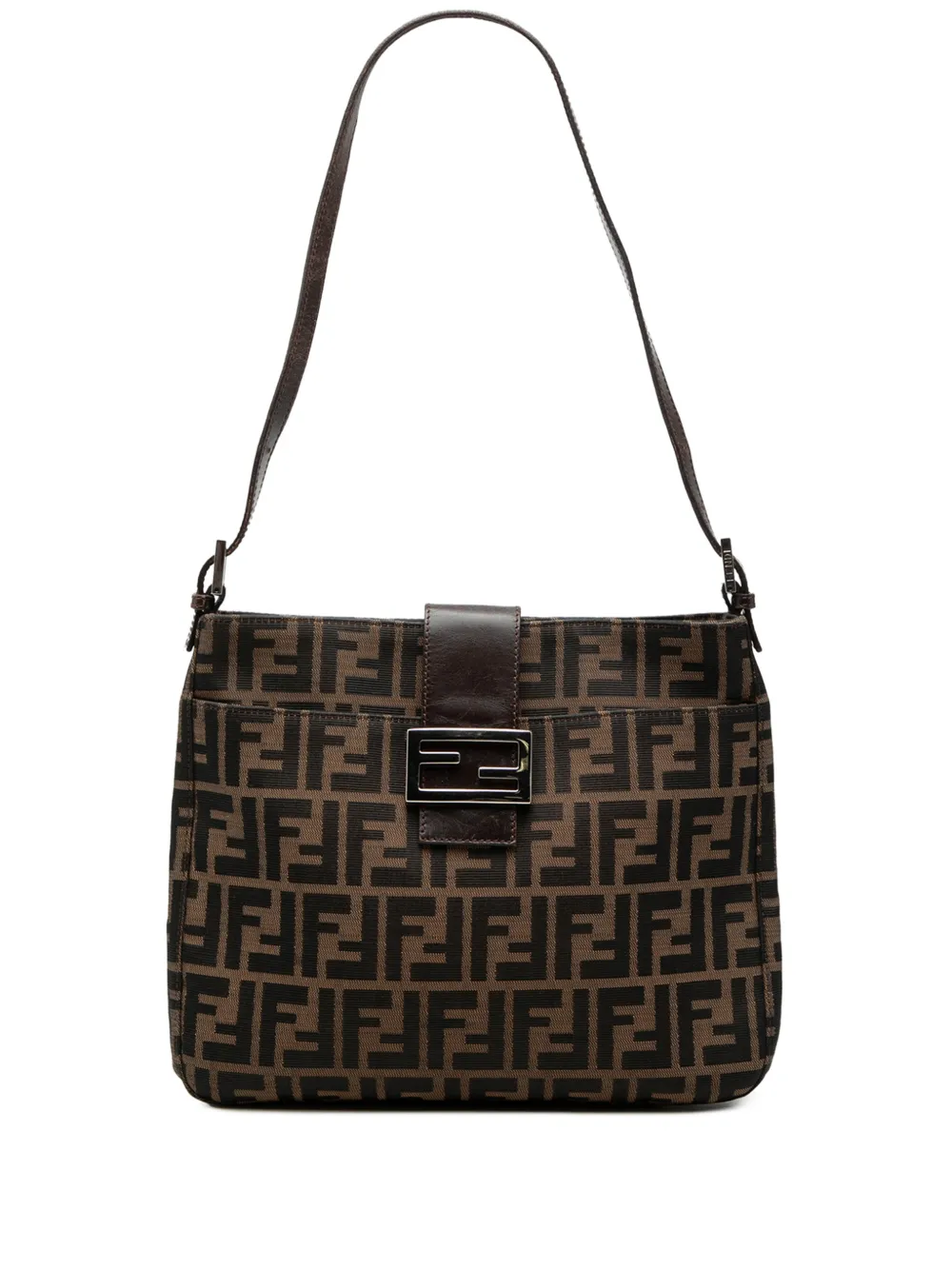 Fendi Pre-Owned 2000-2010 Zucca Canvas shoulder bag - Brown