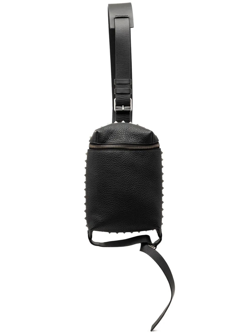 Valentino Garavani Pre-Owned 2018-2026 Grainy Calfskin Rockstud Convertible Sling Bag crossbody bag - Nero