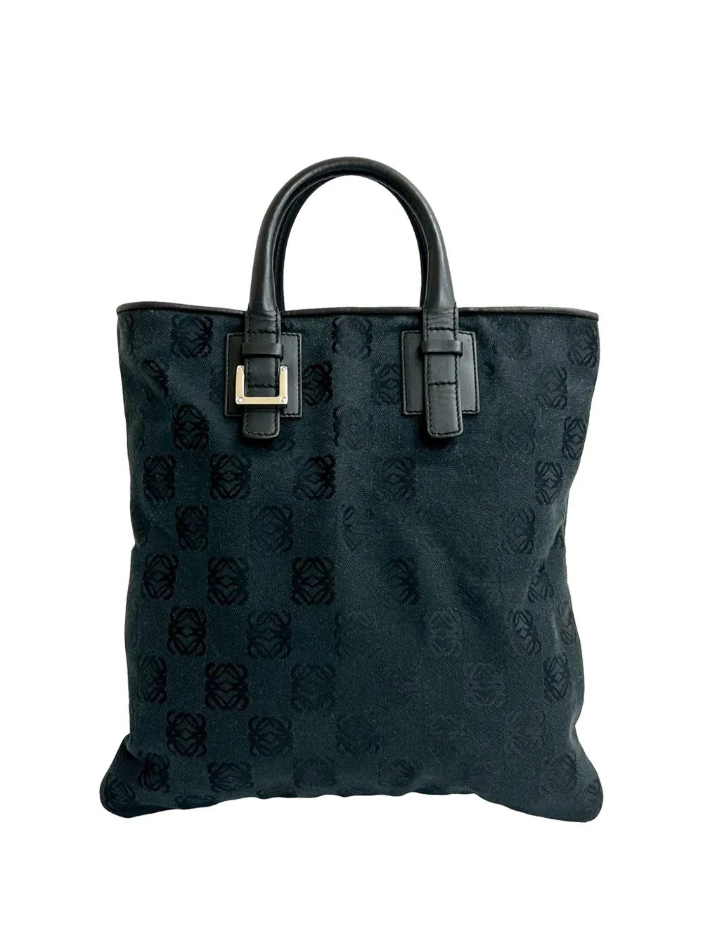 Loewe Pre-Owned 2010-2026 Anagram Canvas tote bag - Nero