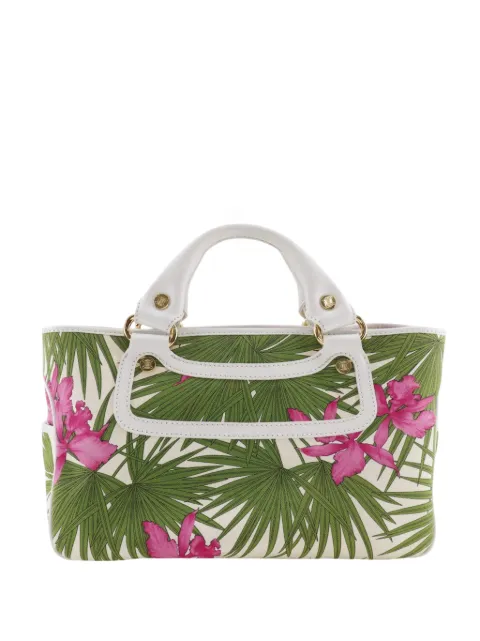 Celine Pre-Owned 20th Century Canvas Botanical Print Boogie handbag