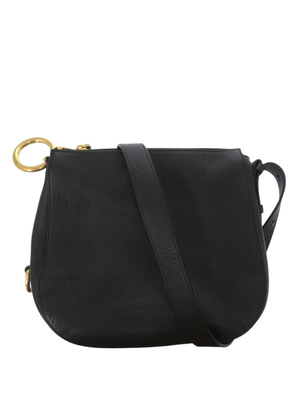 Burberry Pre-Owned 2024-2025 Small Calfskin Knight shoulder bag - Nero