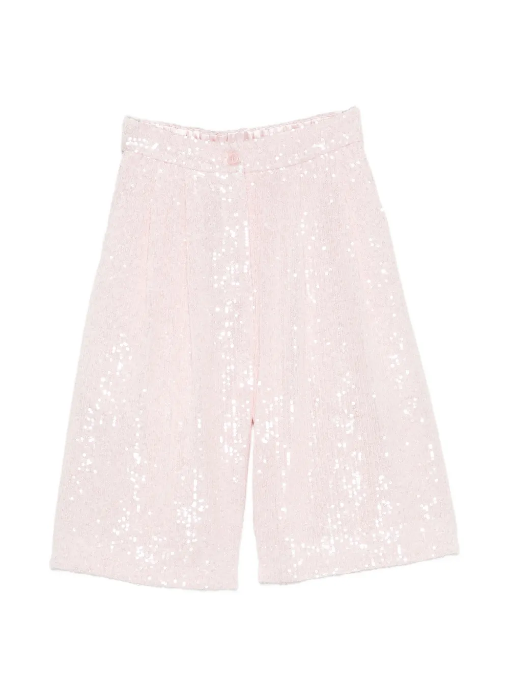 TWENTY FOURHAITCH Lanikai sequin-embellished pleated shorts - Rosa
