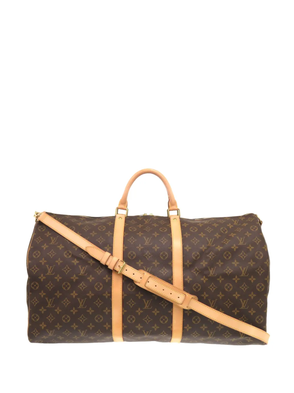 Louis Vuitton Pre-Owned 2002 Monogram Keepall Bandouliere 60 travel bag - Marrone