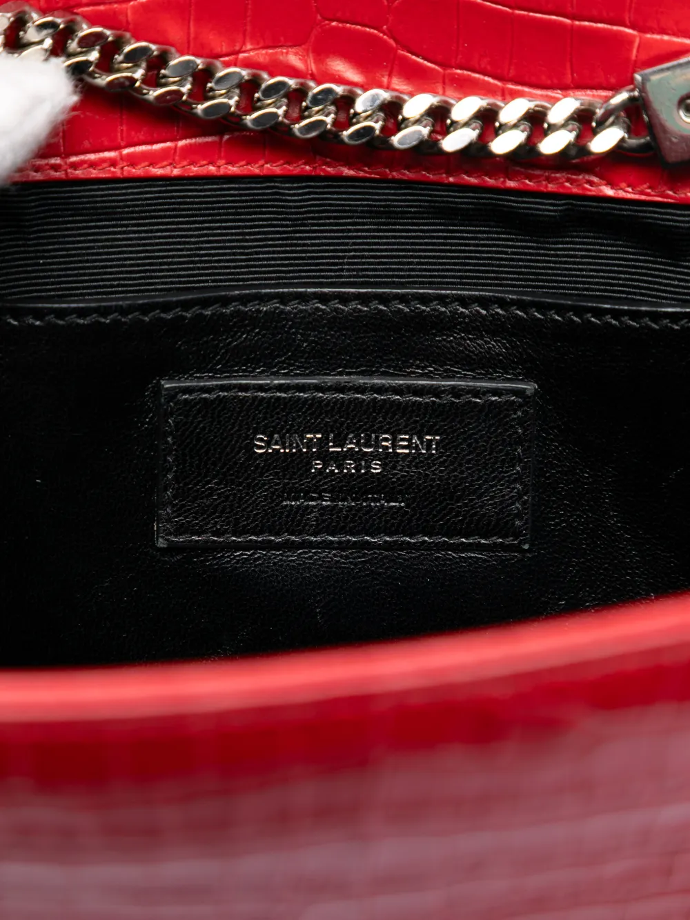 Saint Laurent Pre-Owned 2016 ミディアム クロコエンボスレザー
