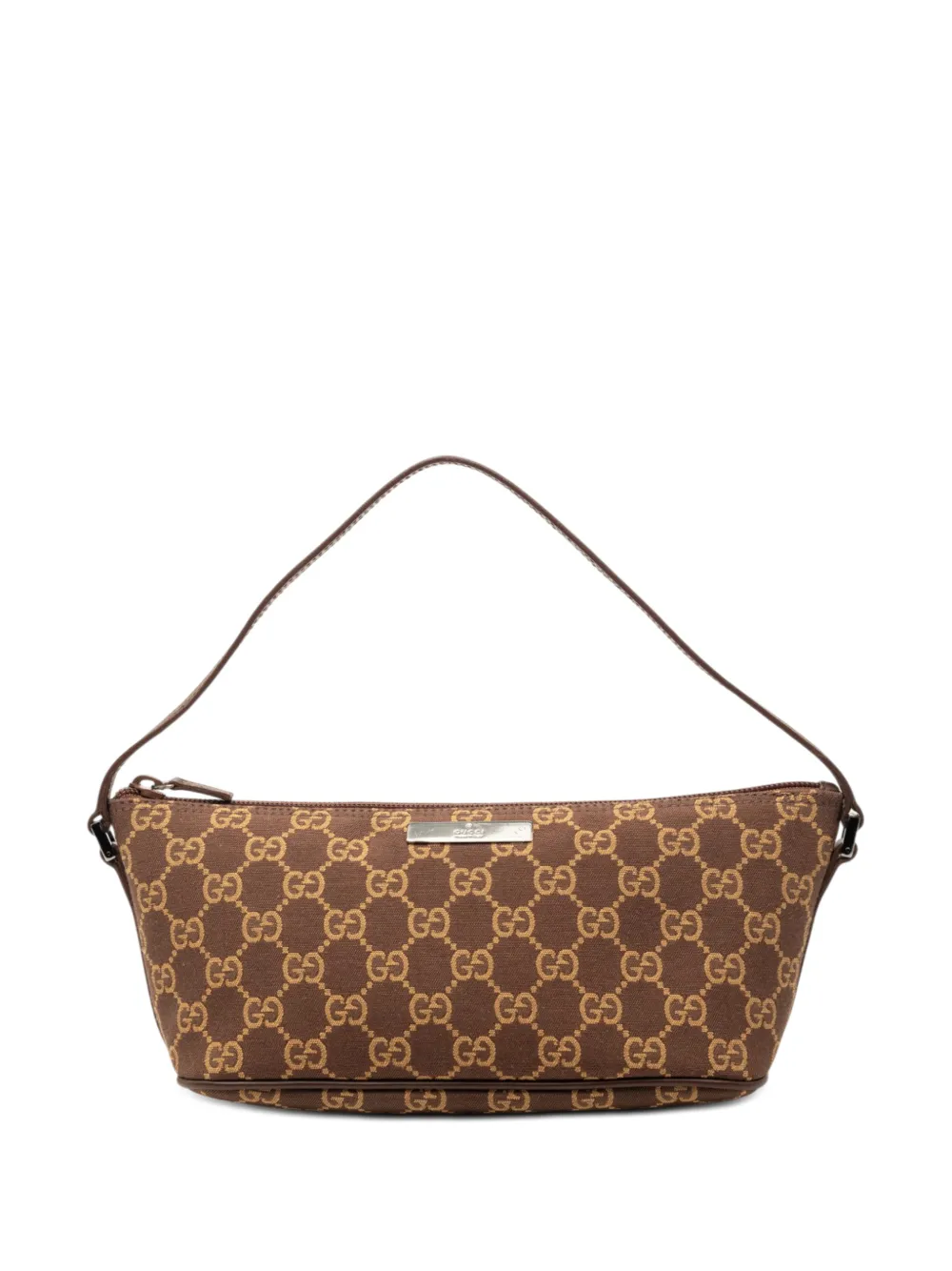 Gucci Pre-Owned 2000-2015 GG Canvas Boat shoulder bag - Marrone