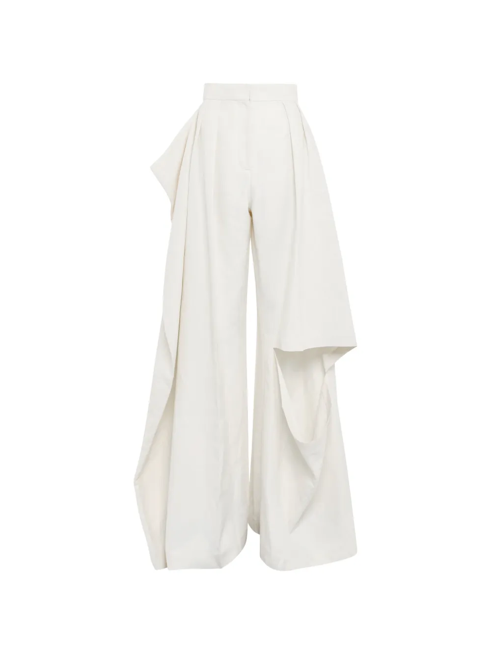 A.W.A.K.E. Mode slit-knee draped pants - Toni neutri
