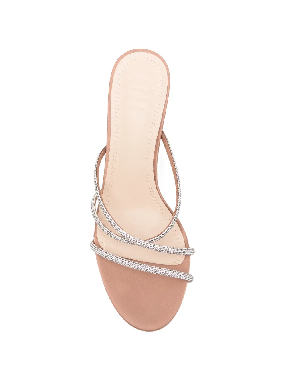 TWENTY FOURHAITCH Lovers sandalen verfraaid met kristallen Beige