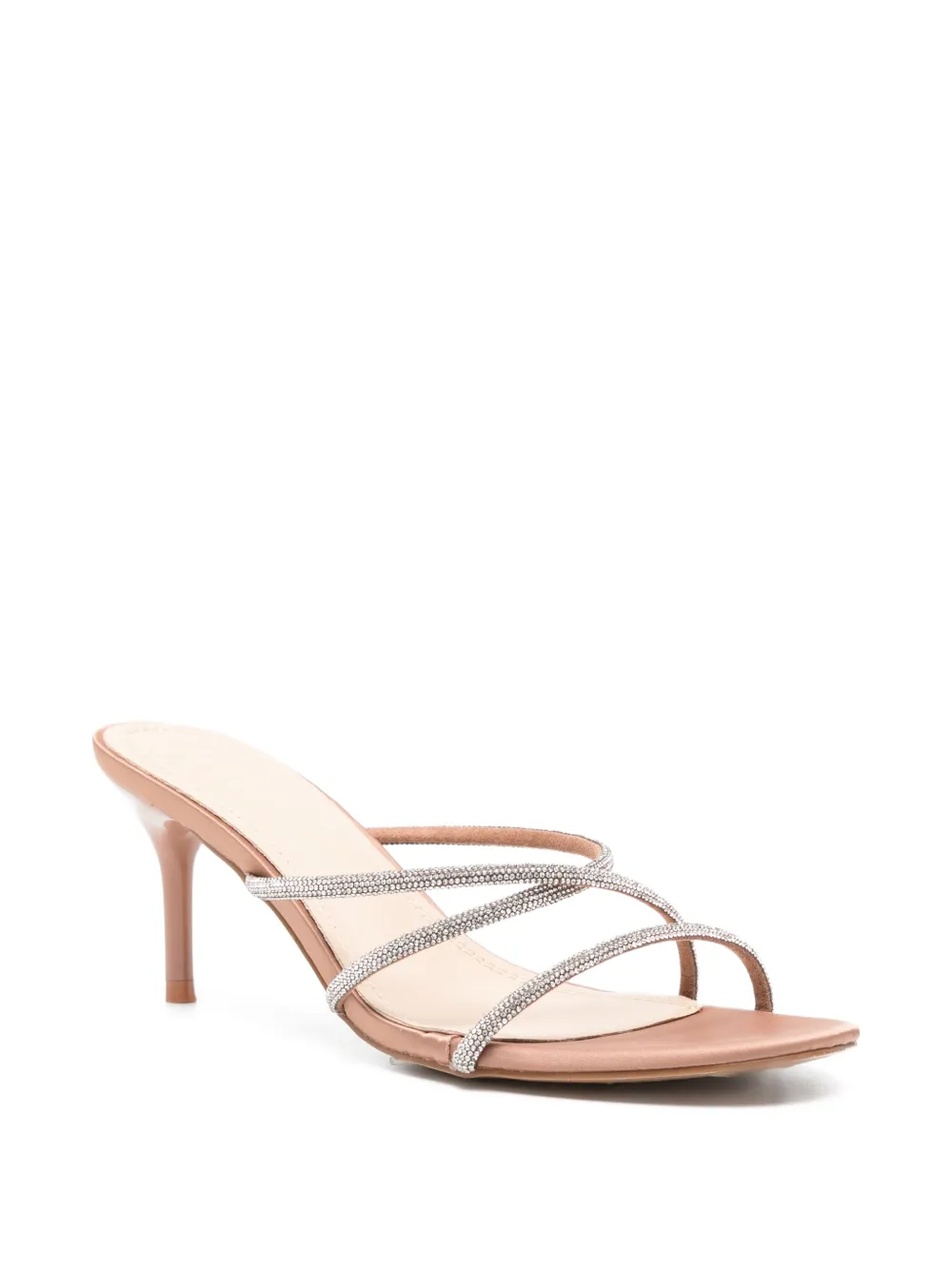 TWENTY FOURHAITCH Lovers sandalen verfraaid met kristallen Beige