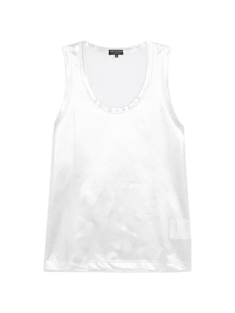Comme des Garçons Homme Plus perforated metallic vest