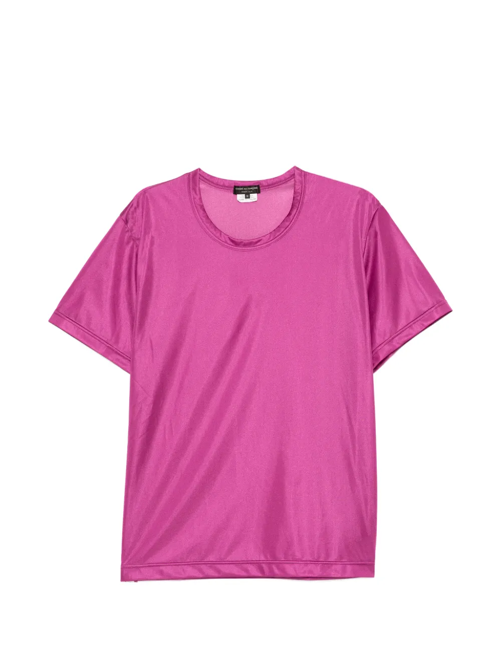 Comme des Garçons Homme Plus sheer-panel T-shirt - Rosa