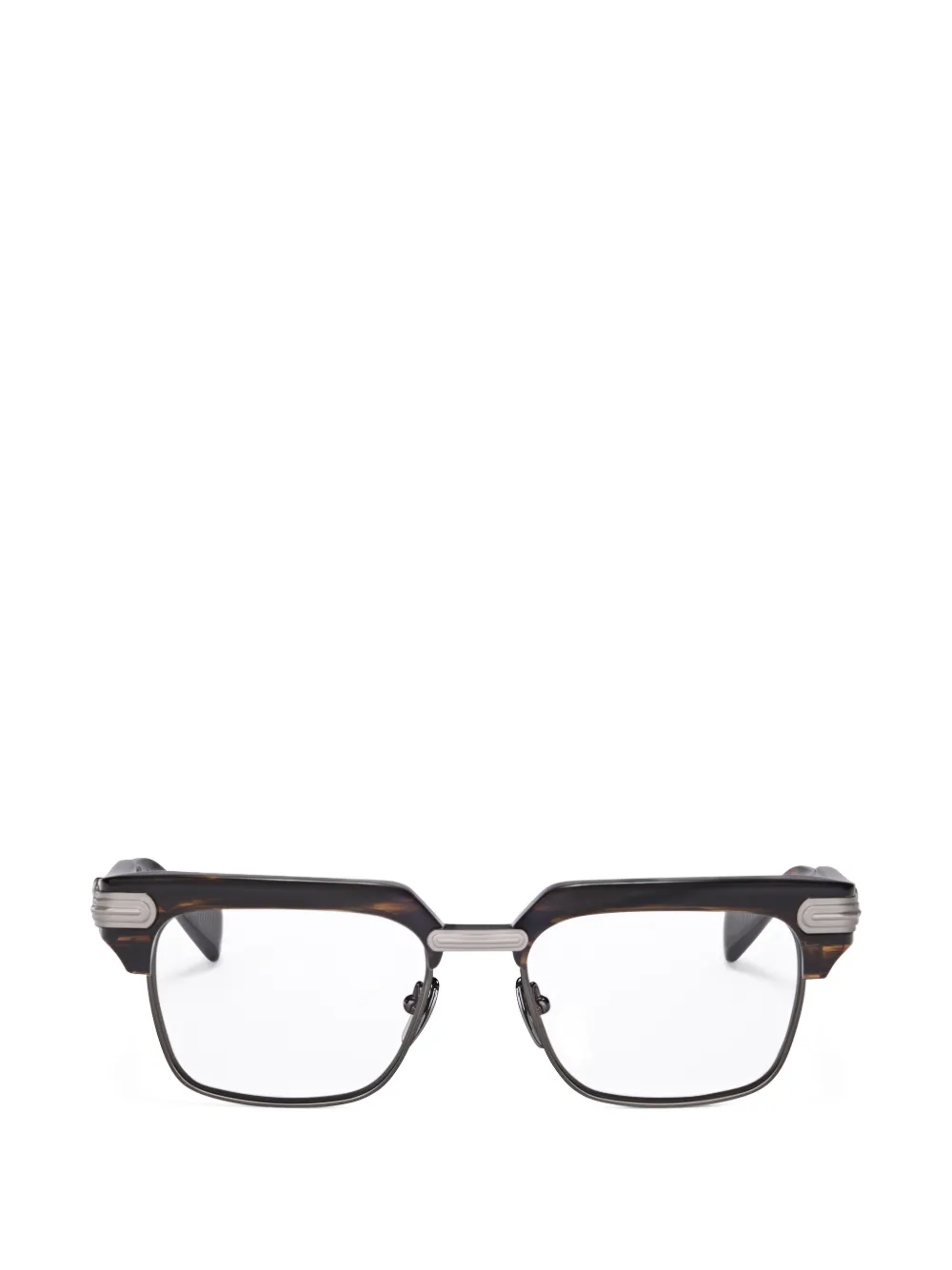 Balmain Eyewear Hymn square-frame glasses - Marrone
