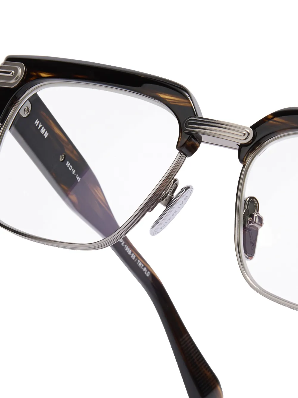Balmain Eyewear Hymn bril met vierkant montuur Bruin