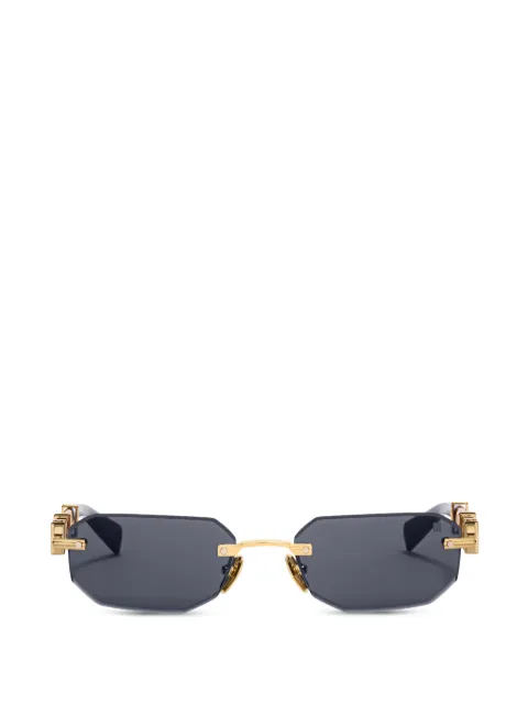 Balmain Eyewear geometric-frame rimless sunglasses