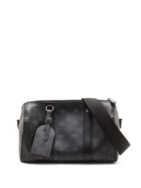 Louis Vuitton Pre-Owned 2021-2025 Monogram Eclipse City Keepall crossbody bag