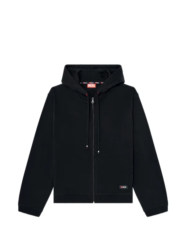 Diesel ジップアップ パーカー | ブラック | FARFETCH JP
