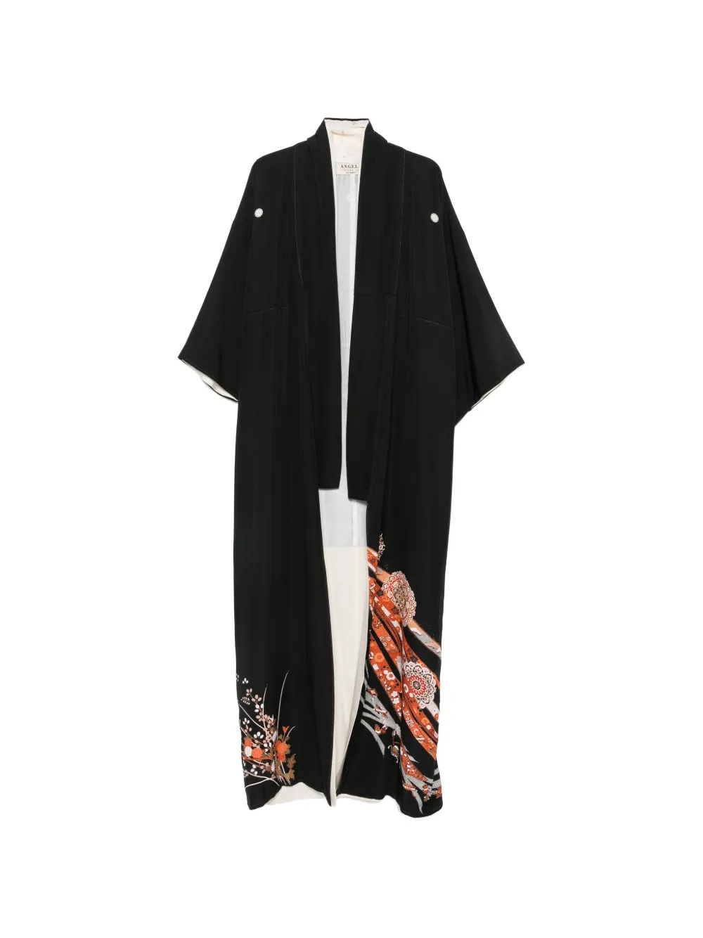 A.N.G.E.L.O. Vintage Cult 1990s printed kimono - Schwarz