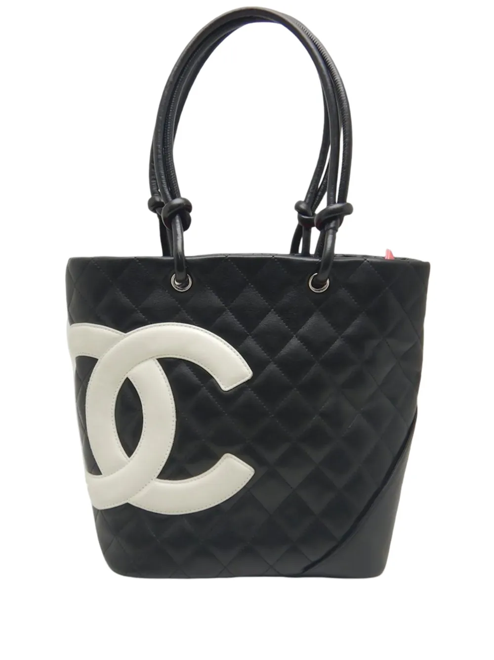 CHANEL Pre-Owned 2005-2006 Medium Lambskin Cambon Ligne tote bag - Nero