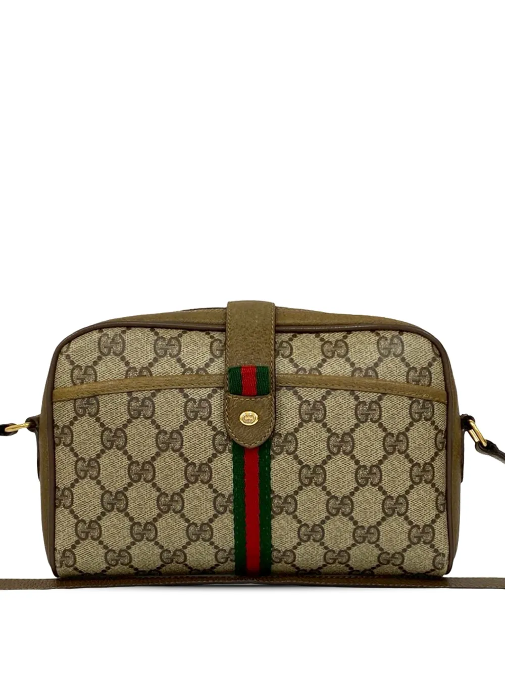 Gucci Pre-Owned 2000-2015 GG Supreme Web crossbody bag - Toni neutri