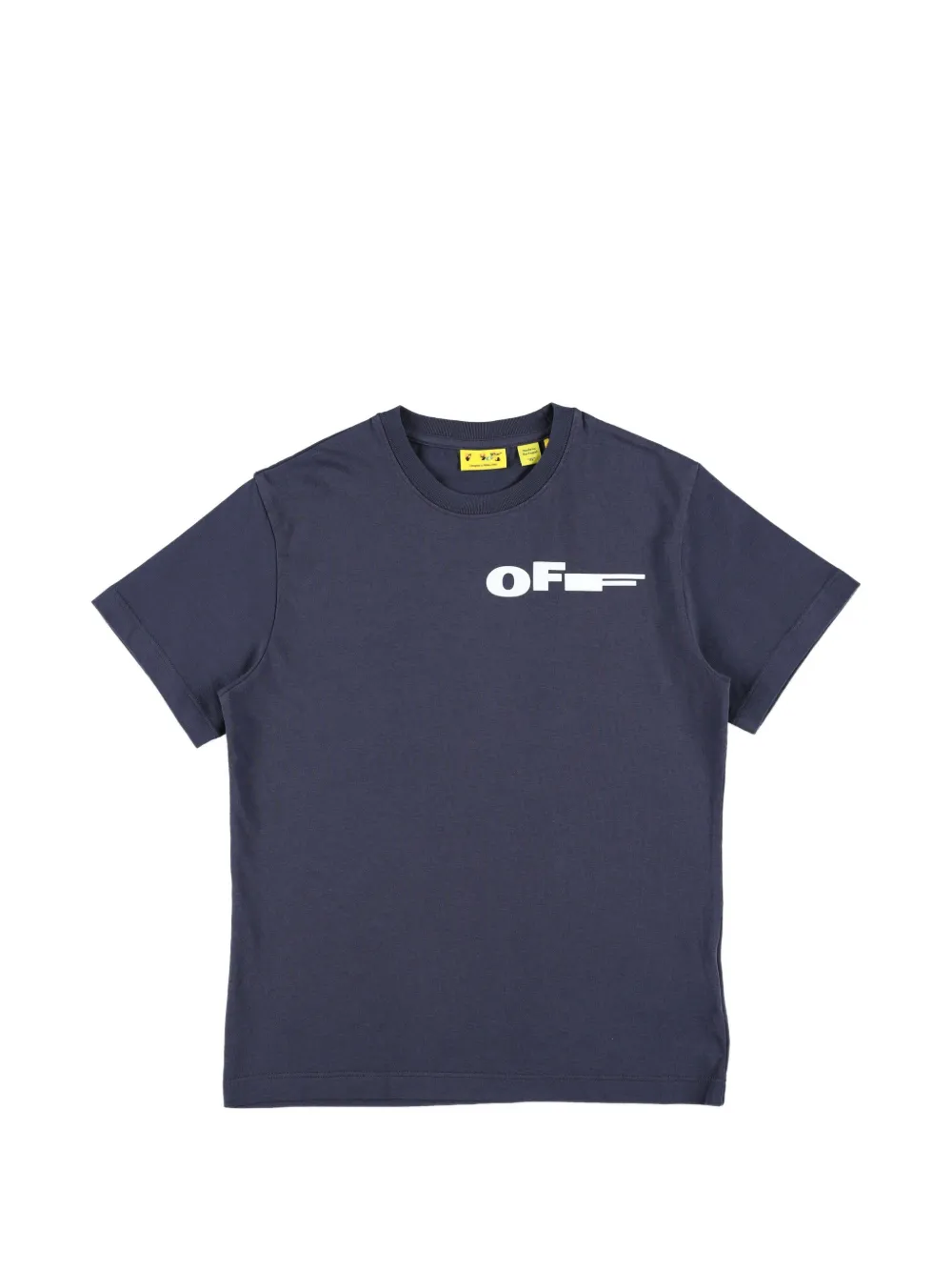 Off-White Kids logo-print T-shirt - Blu