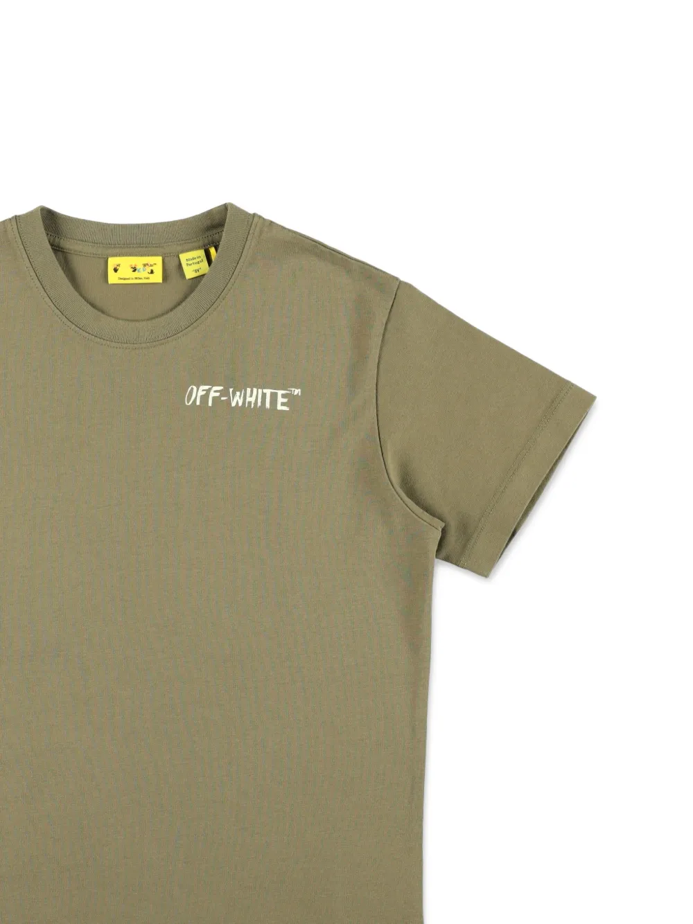 Off-White Kids T-shirt met Arrow-print Groen