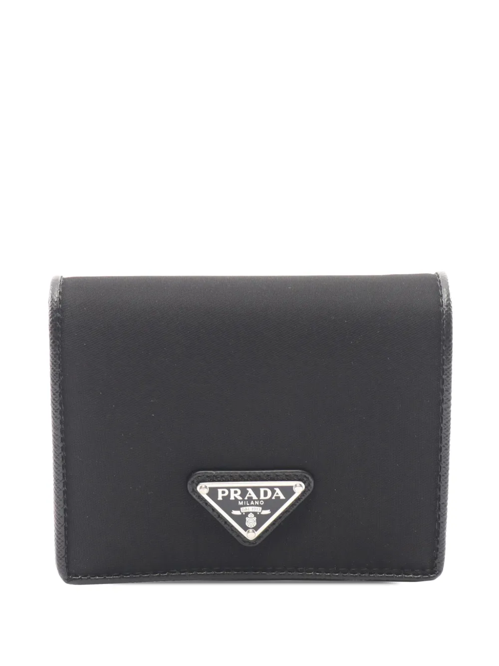 Prada Pre-Owned 2013-2026 Tessuto Wallet small wallets - Nero