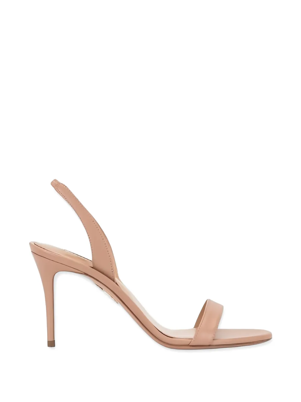 Aquazzura slingback leather sandals - Toni neutri