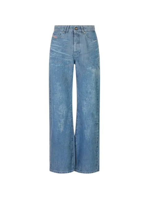 Diesel Weite Jeans mit Acid-Wash-Effekt