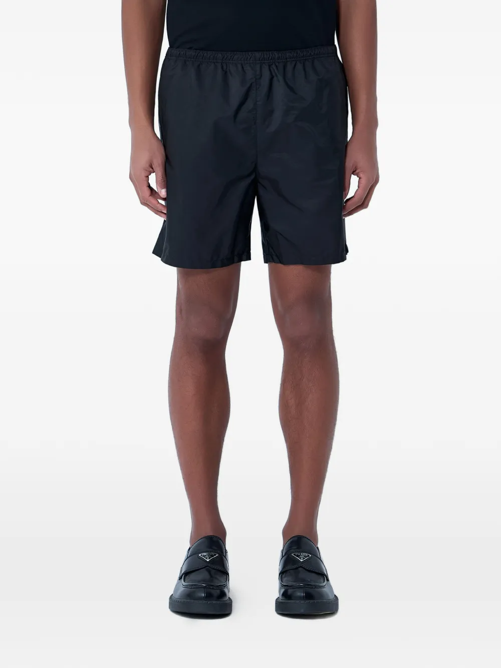 Prada elasticated-waist shorts - Nero