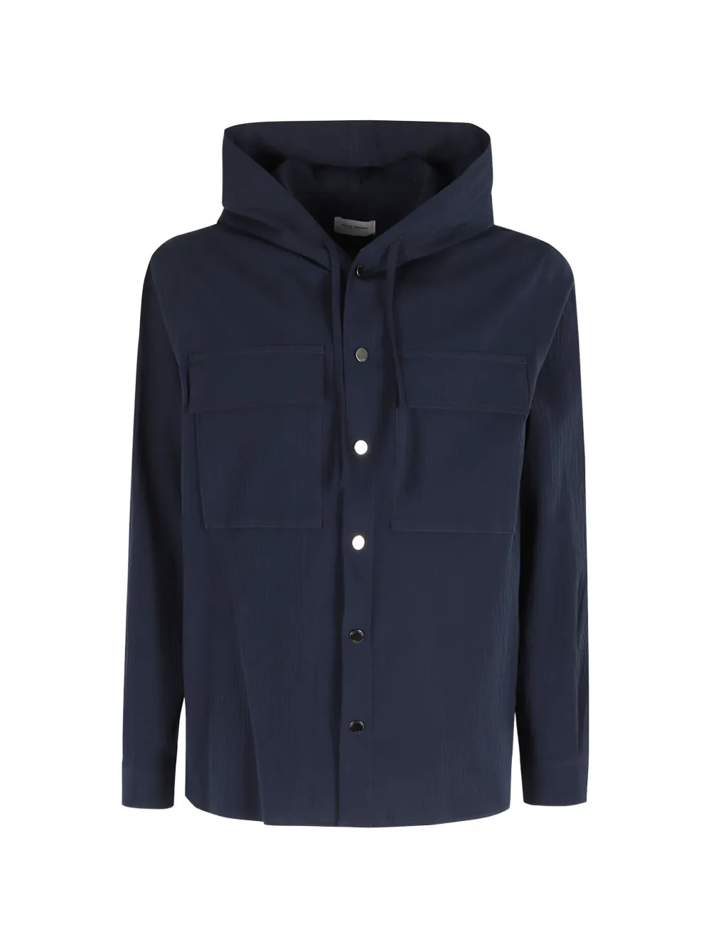 Paolo Pecora hooded shirt jacket - Blau