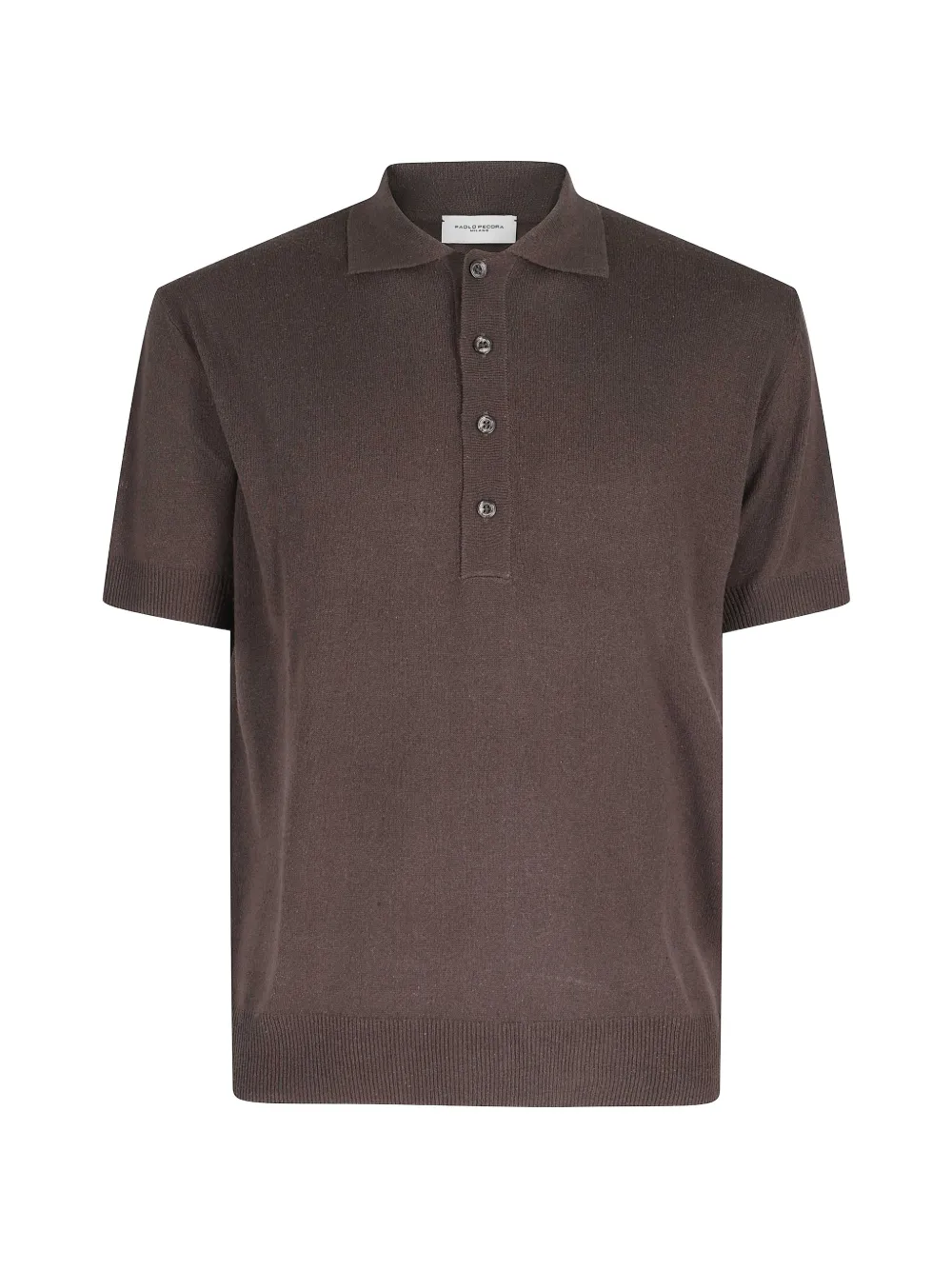 Paolo Pecora short-sleeved polo shirt - Marrone