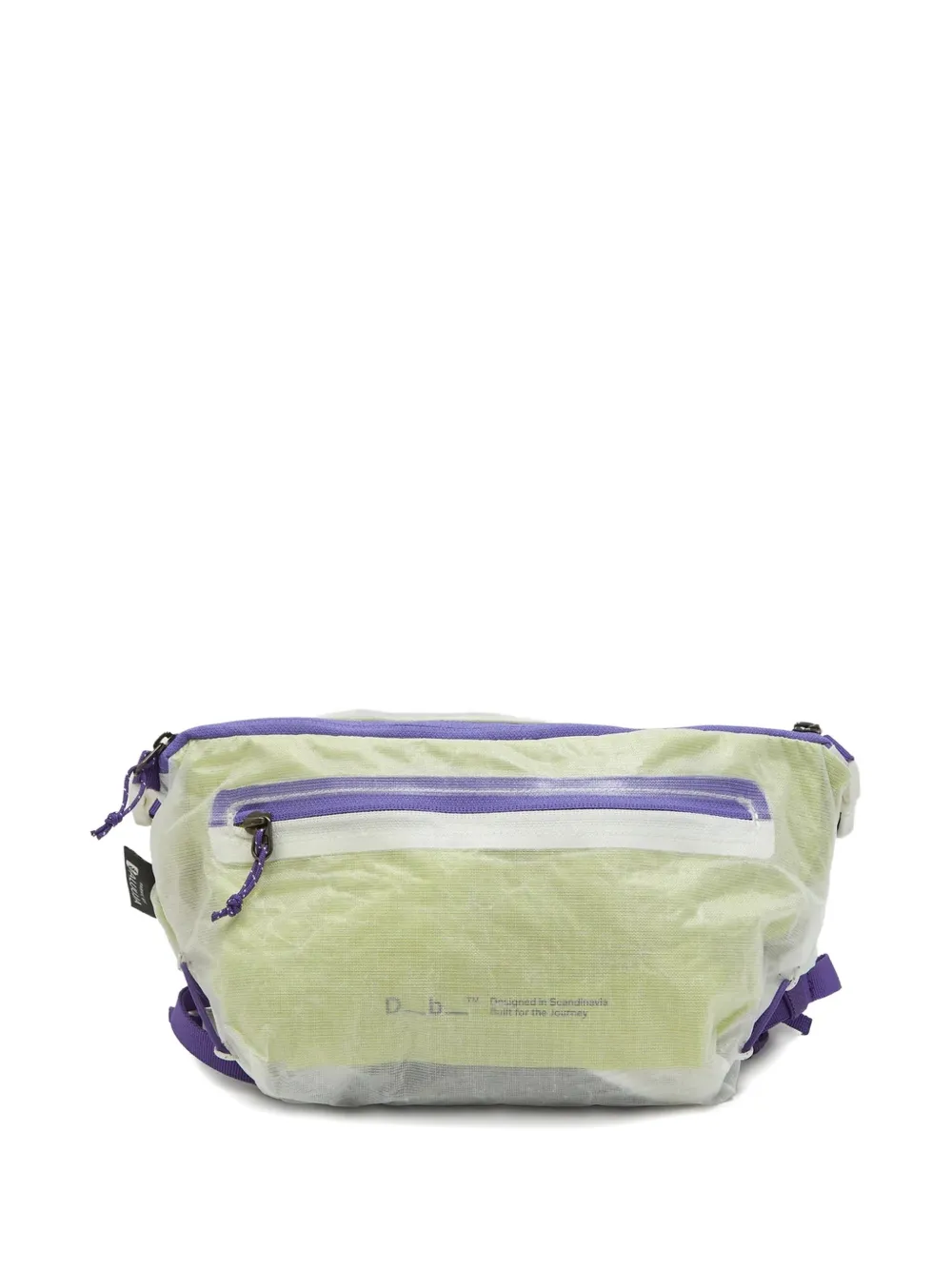 Db zip-fastening buckle-strap belt bag - Verde