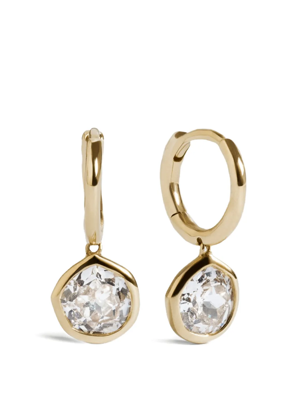 Monica Vinader Orecchini MV Siren™ Solitaire con diamanti - Oro