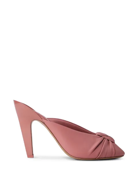 Chloé knotted pointed-toe mules