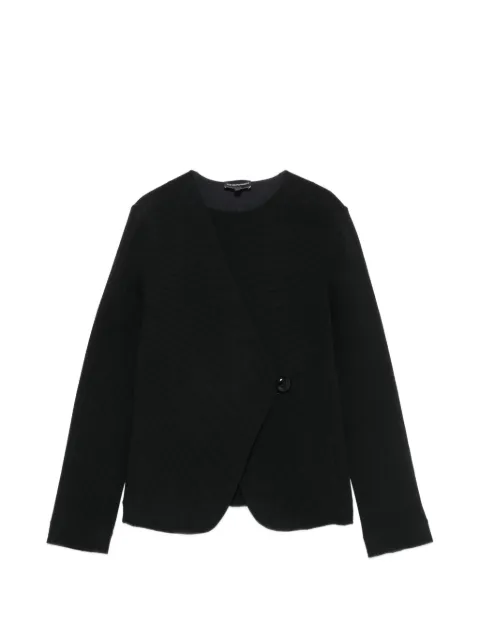 Emporio Armani asymmetric-front jacket