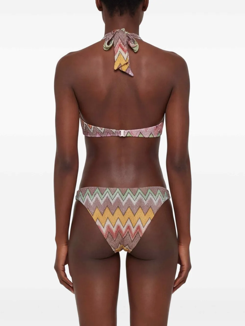 Missoni Bikini met zigzag-patroon Bruin