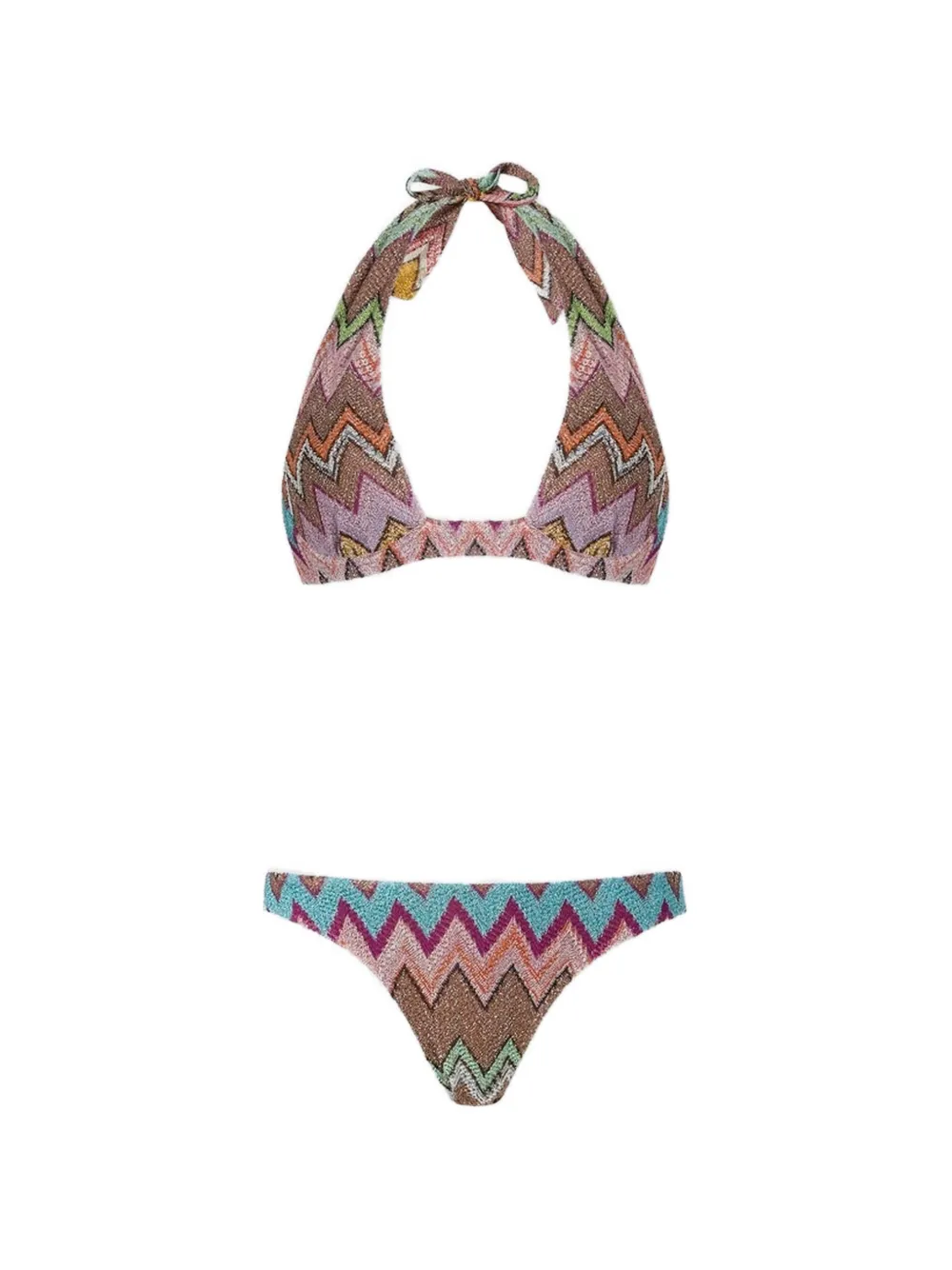 Missoni zigzag bikini - Marrone