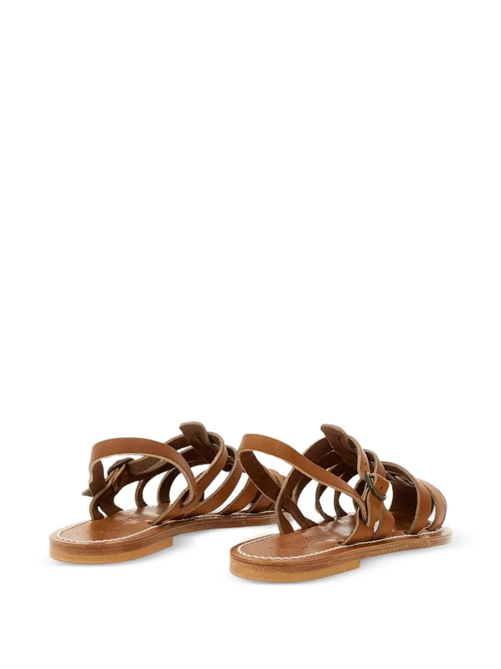 K. Jacques St Tropez leather sandals Bruin