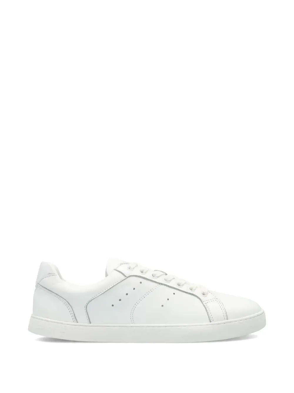 GROUNDIES perforated lace-up sneakers - Bianco