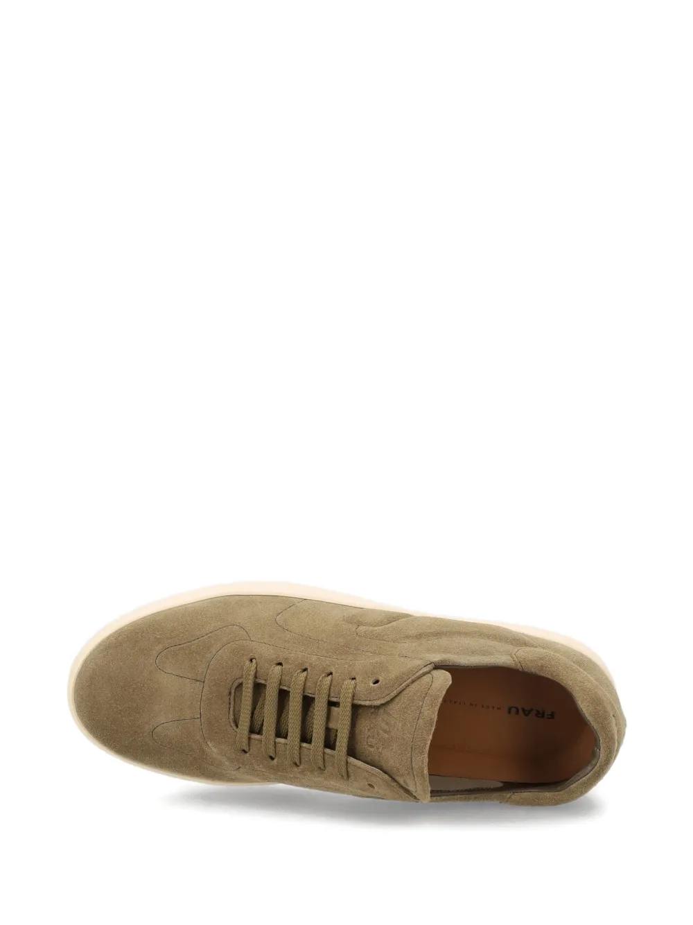 FRAU suede top-stitching sneakers Bruin
