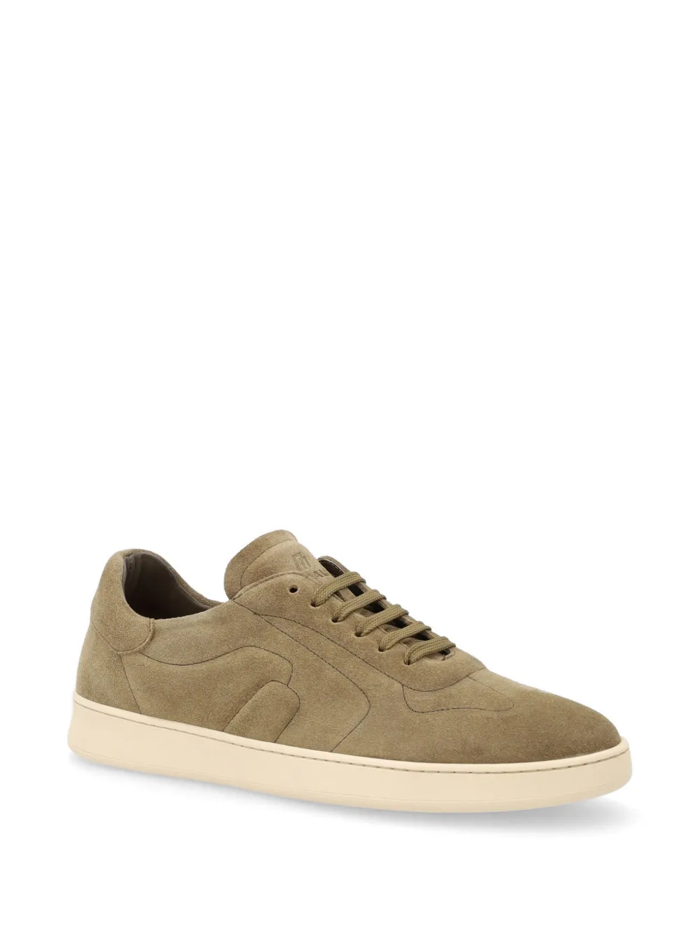 FRAU suede top-stitching sneakers Bruin