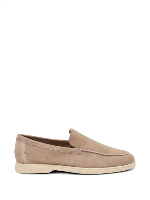 FRAU deconstructed suede loafers